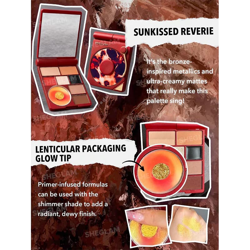پالت سایه 9 رنگ گرامافونی شیگلم VINYL POP رنگ SUNKISSED REVERIE — تصویر ۶