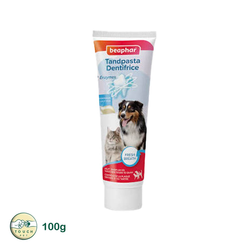 خمیر دندان سگ و گربه بیفار Toothpaste for Dogs Liver طعم جگر وزن 100 گرم