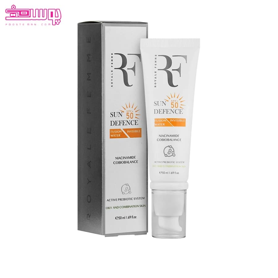 کرم ضد آفتاب فیوژن واتر پوست چرب رویال فم حجم 50ml