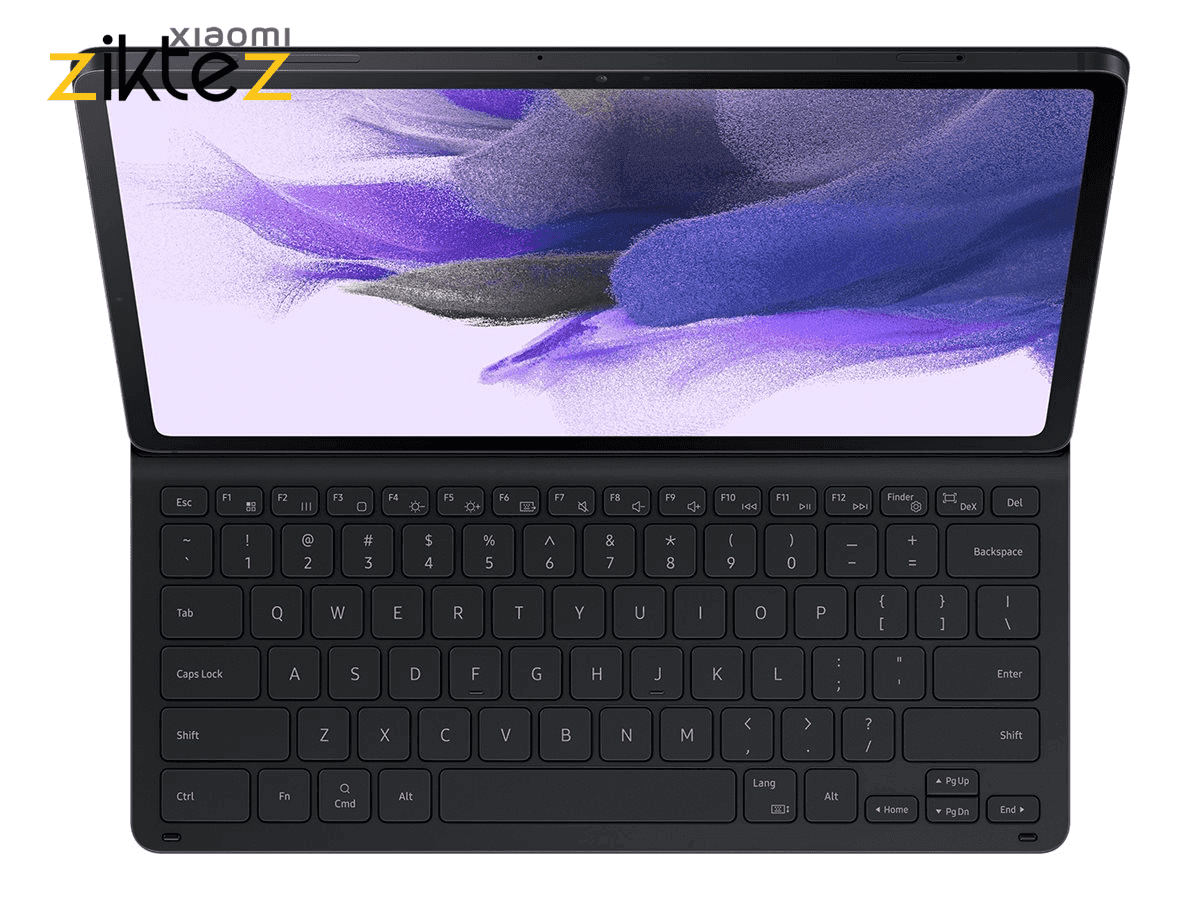 کیف کلاسوری کیبورد دار فابریک سامسونگ برای تبلت Samsung Galaxy Tab S8+ | Tab S7+ | Tab S7 FE (12.4 in) (اورجینال) — تصویر ۶