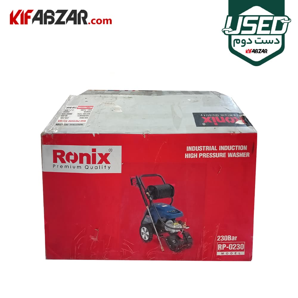 کارواش دینامی کالسکه ای 230 بار رونیکس مدل RP-0230 دست دوم — تصویر ۵
