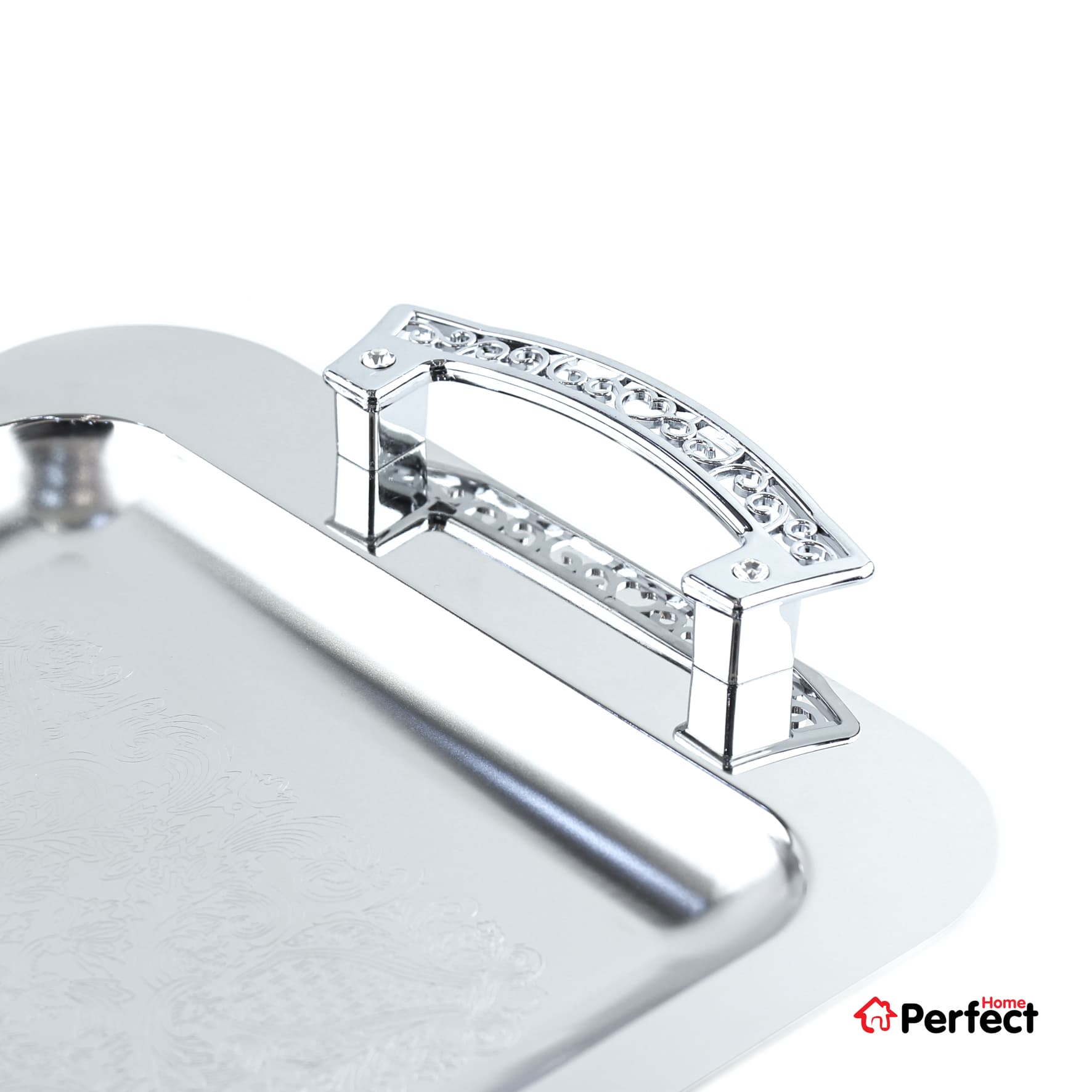 سینی استیل مستطیل بزرگ Perfect home مدل 1154 — تصویر ۳