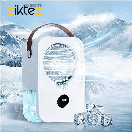 پنکه و کولر رومیزی شارژی پرودو Porodo PD-LSACF Nano Mist Cooling Fan (اورجینال ارسال فوری)