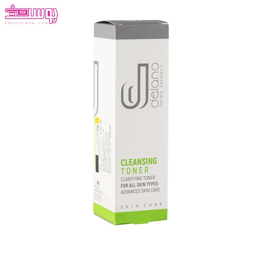 تونر پاک کننده صورت دلانو حجم 200ml — تصویر ۴