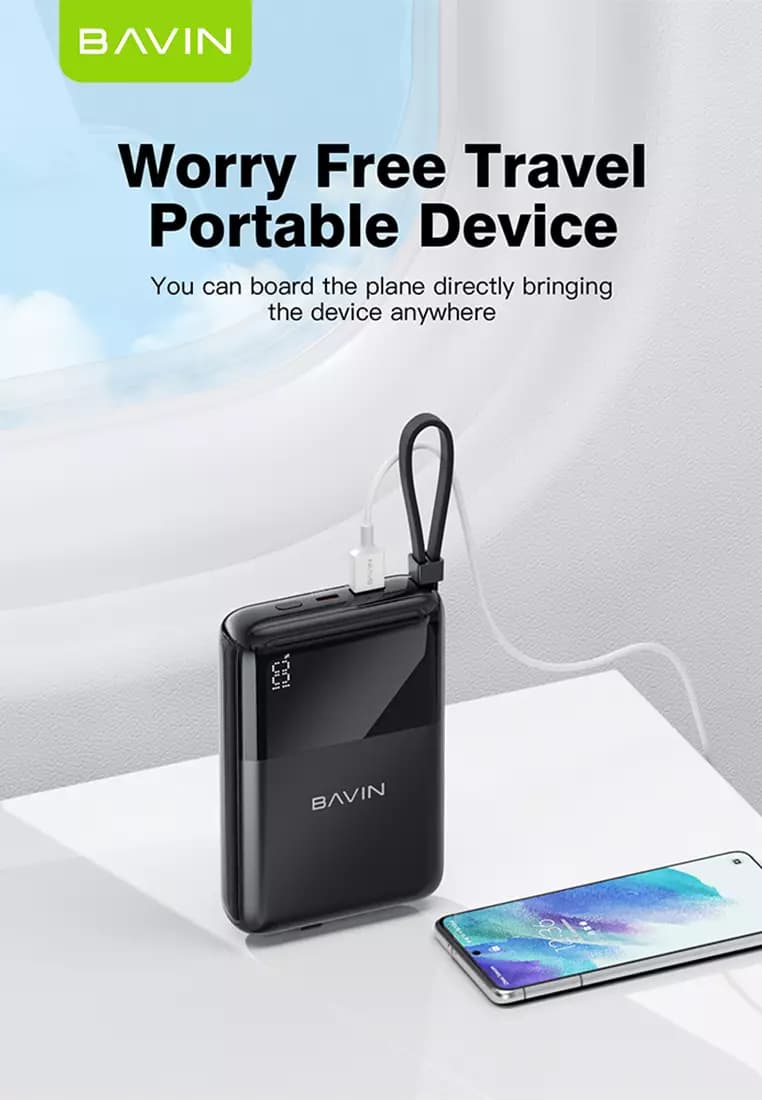 پاوربانک 20000 باوین 22.5وات Bavin PC1023S Fast Charge (اورجینال ارسال فوری) — تصویر ۶