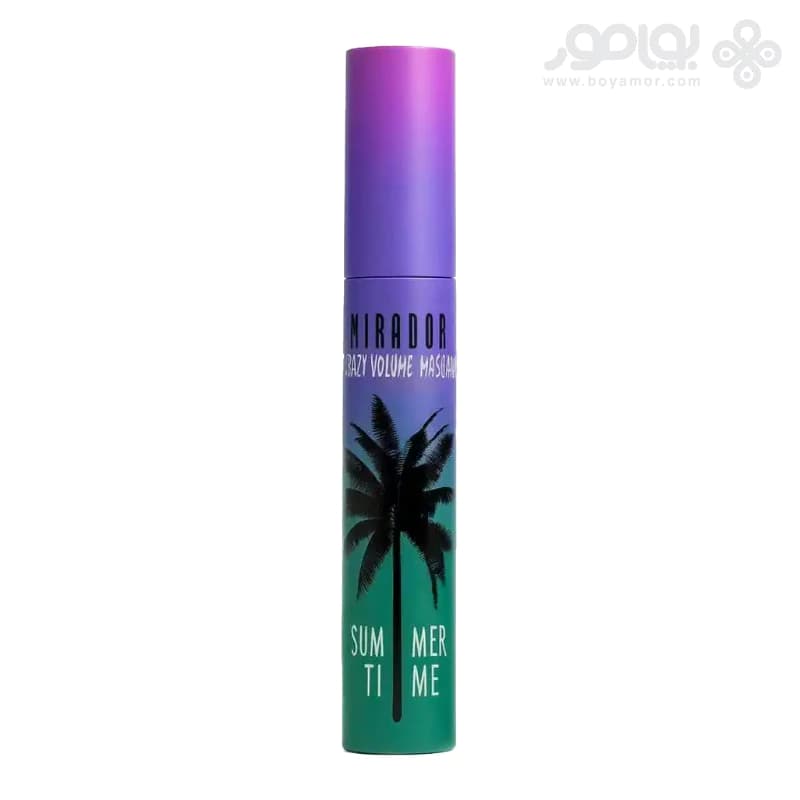 ریمل حجم دهنده میرادور CRAZY VOLUME SUMMER TIME با برس سیلیکونی — تصویر ۲