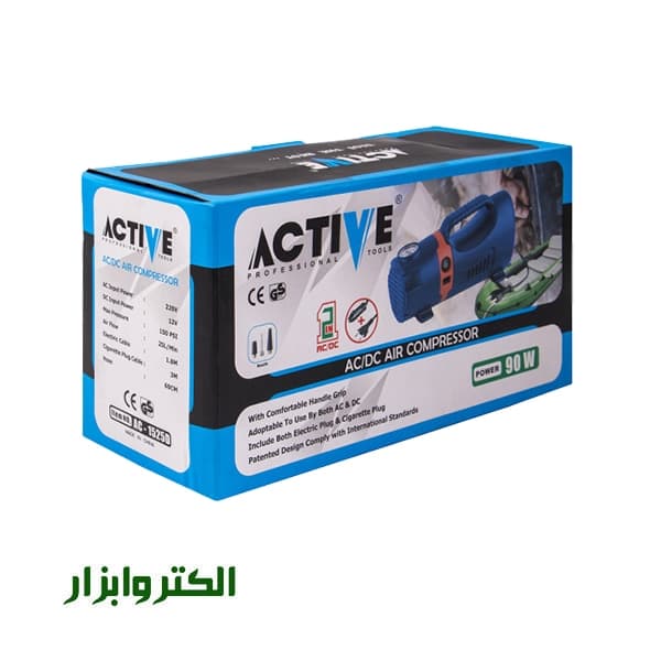 پمپ باد فندکی و برقی اکتیو مدل AC-1525D — تصویر ۳