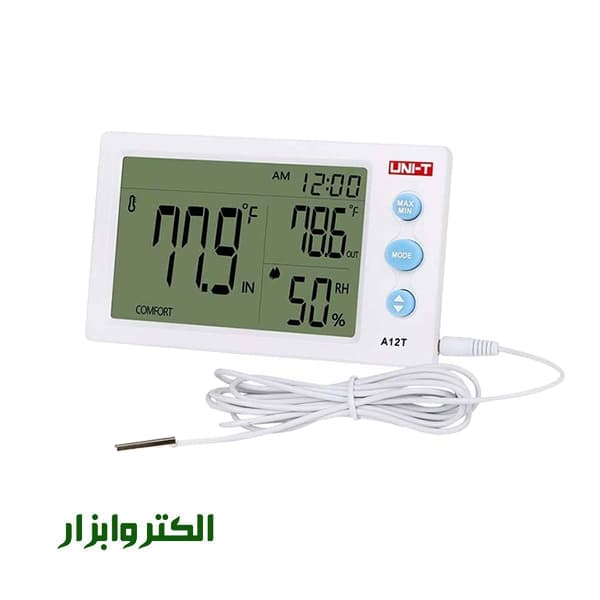 دماسنج و رطوبت سنج یونیتی مدل A12T — تصویر ۲