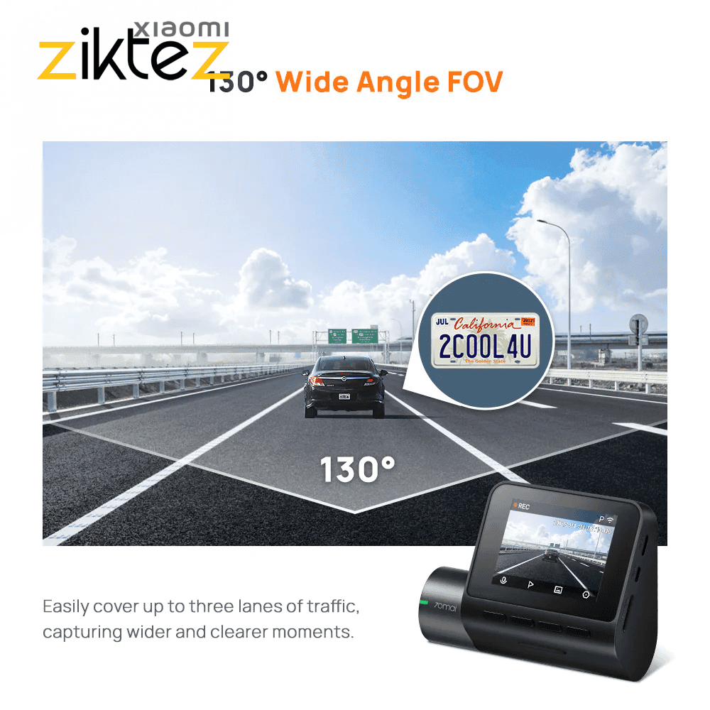 دوربین خودرو شیائومی 70mai Dash Cam A200 Set New version همراه با دوربین عقب (اورجینال) — تصویر ۷