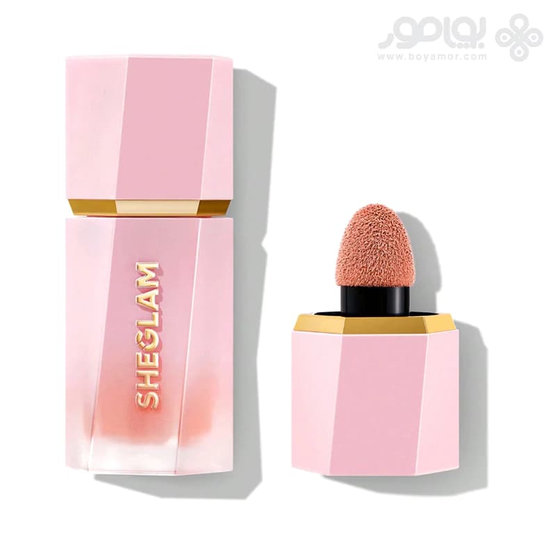 رژگونه مایع مات شیگلم مدل COLOR BLOOM رنگ CORAL GLOW
