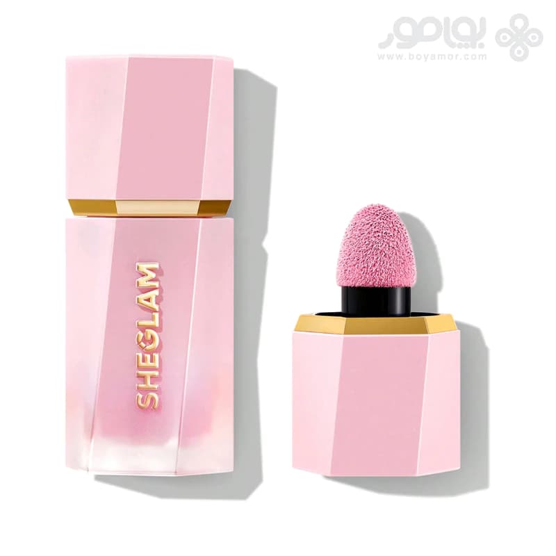 رژگونه مایع مات شیگلم مدل COLOR BLOOM رنگ PINK SLIP
