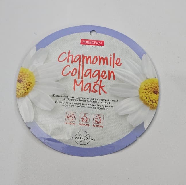 ماسک صورت پیوردرم مدل نقابی حاوی بابونه Purederm