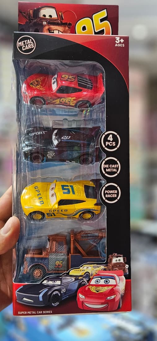 ماشین چهار عددی مککویین فلزی عقب کش