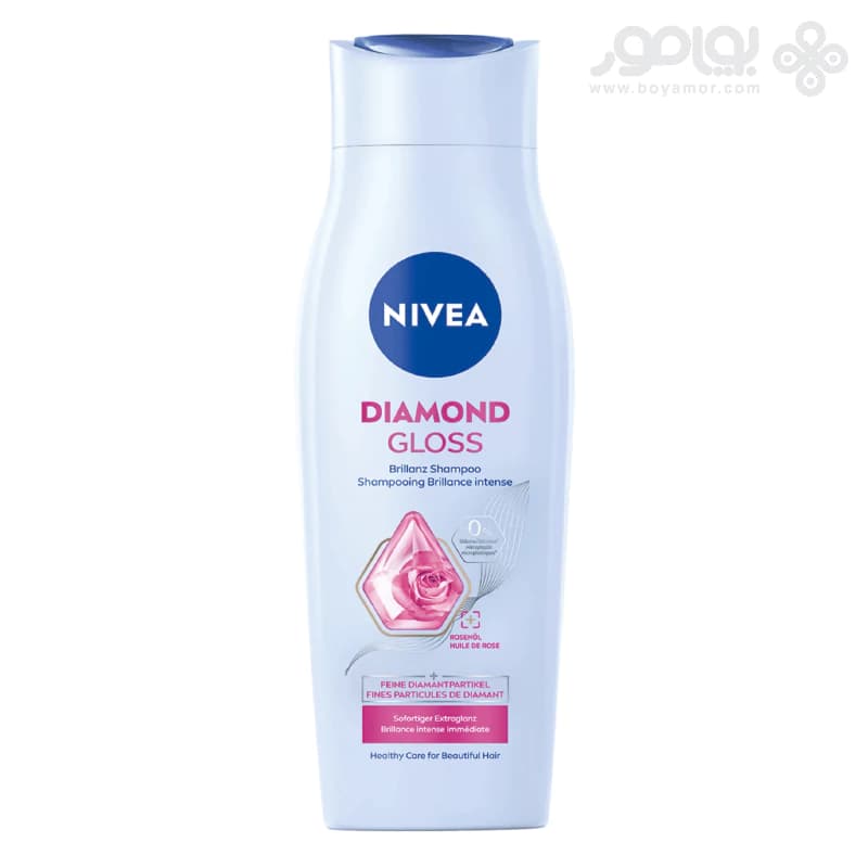 شامپو نرم کننده و درخشان کننده نیوا DIAMOND GLOSS حاوی ذرات الماس