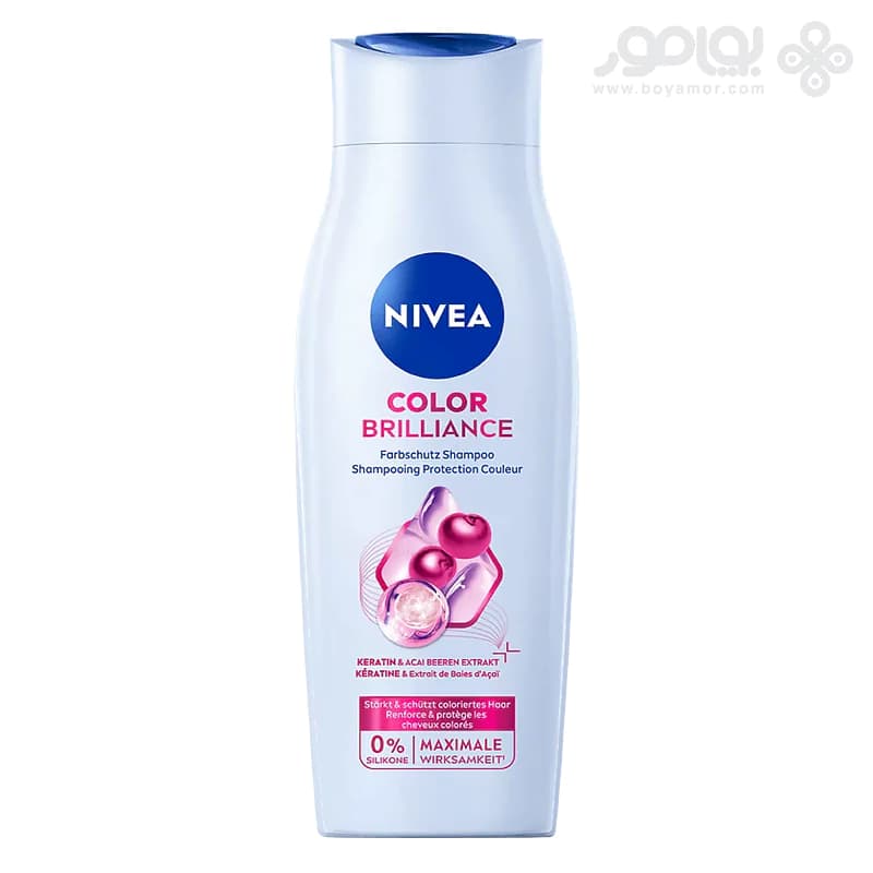 شامپو محافظ رنگ و تقویت کننده نیوا COLOR BRILLIANCE حاوی کراتین