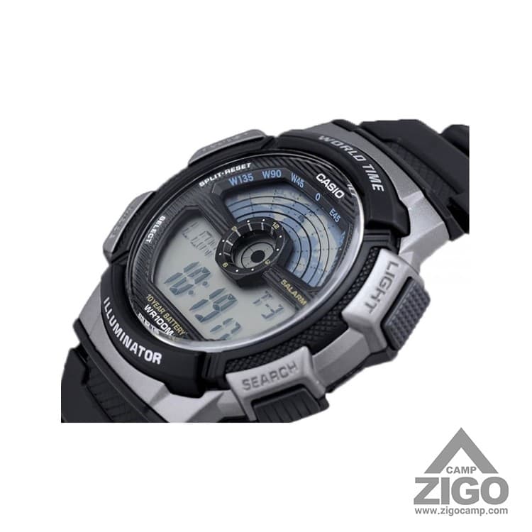 ساعت دیجیتال کاسیو مدل AE-1100W-1A — تصویر ۲