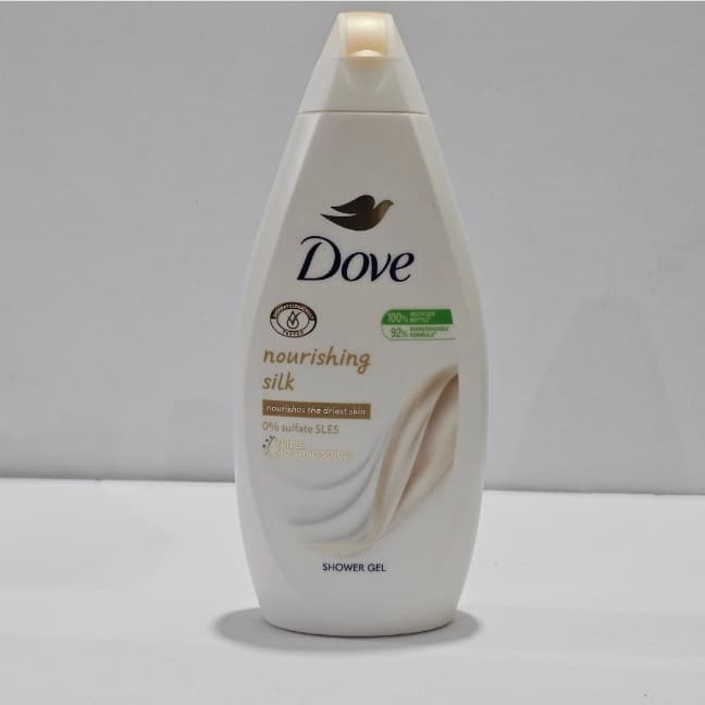 شامپو بدن داو مدل Dove Nourishing Silk Shower Gelمخصوص پوست خشک 500 میل — تصویر ۲