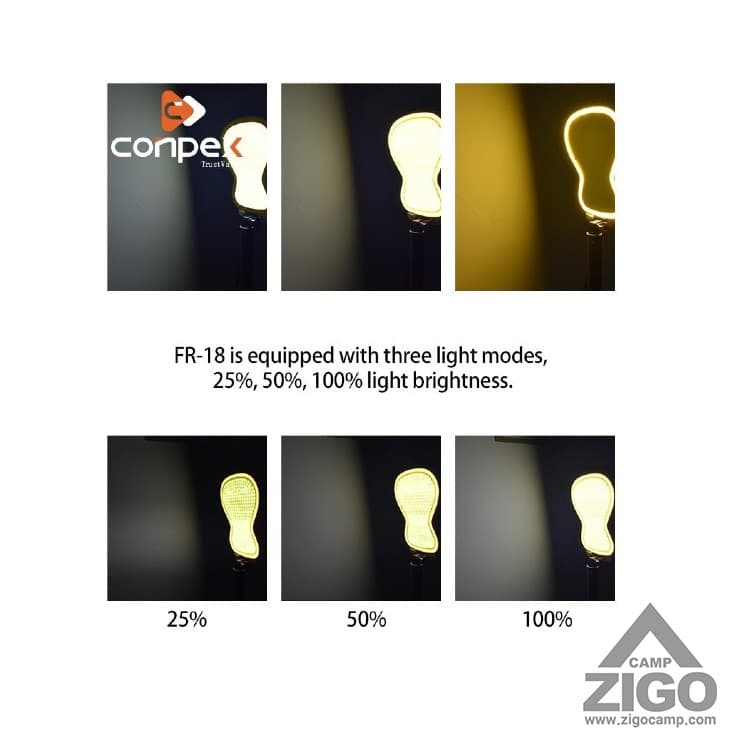 چراغ کمپینگ Conpex مدل FR-18 — تصویر ۶