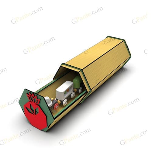 دانلود فایل لیزر جعبه هدیه و کادویی ملون — تصویر ۵