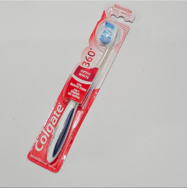 مسواک کلگیت برس سفتی متوسط Colgate Optic White 360
