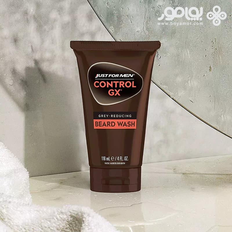 شامپو رفع تدریجی سفیدی ریش جاست فورمن مدل CONTROL GX — تصویر ۳