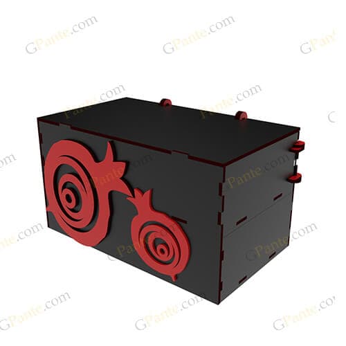 دانلود فایل لیزری باکس هدیه ترن