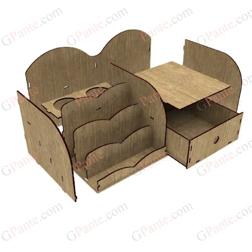 طرح استند آرایشی شخصی-رومیزی درایو — تصویر ۳