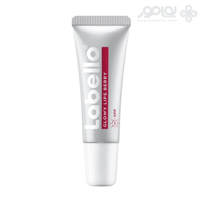 بالم لب لابلو مدل GLOWY LIPS رنگ BERRY حجم 10 میل — تصویر ۲