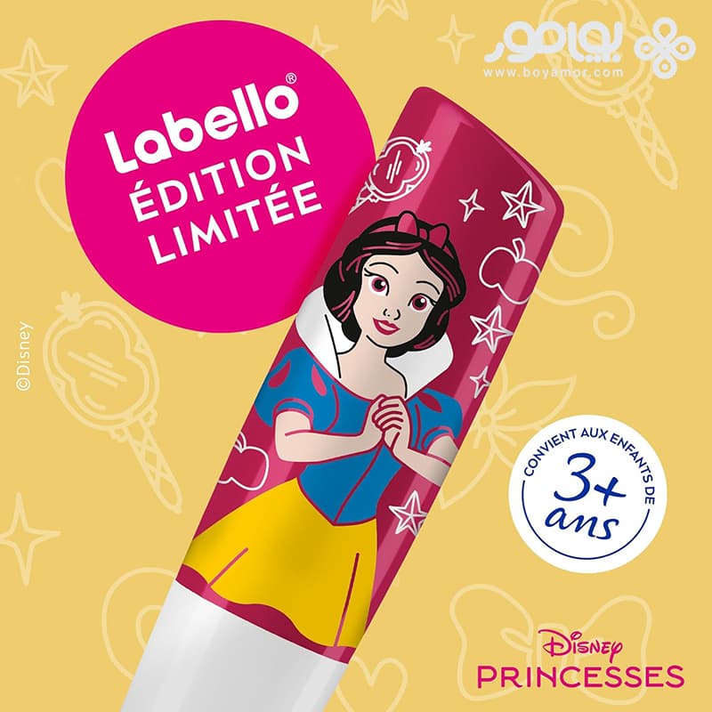 بالم لب بچگانه لابلو سری DISNEY SNOW WHITE رایحه سیب و گیلاس — تصویر ۴