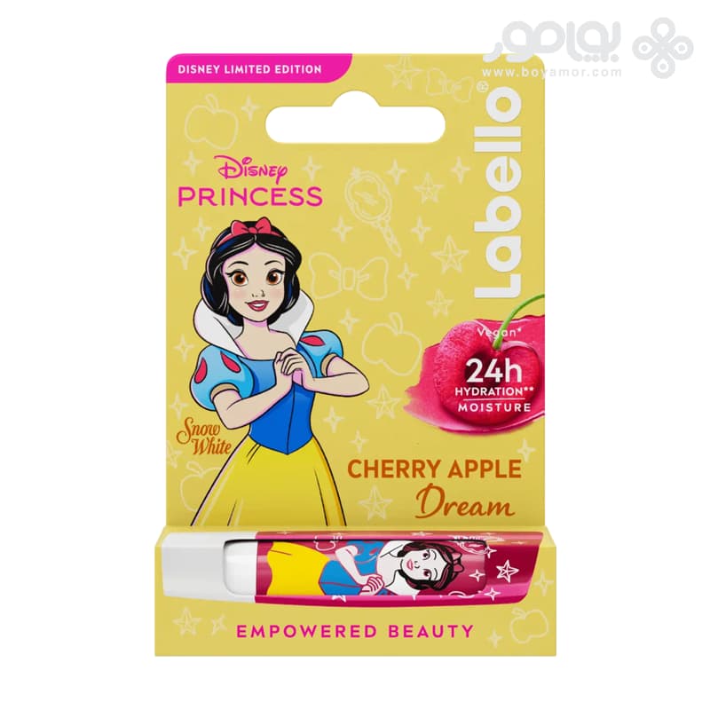 بالم لب بچگانه لابلو سری DISNEY SNOW WHITE رایحه سیب و گیلاس — تصویر ۲