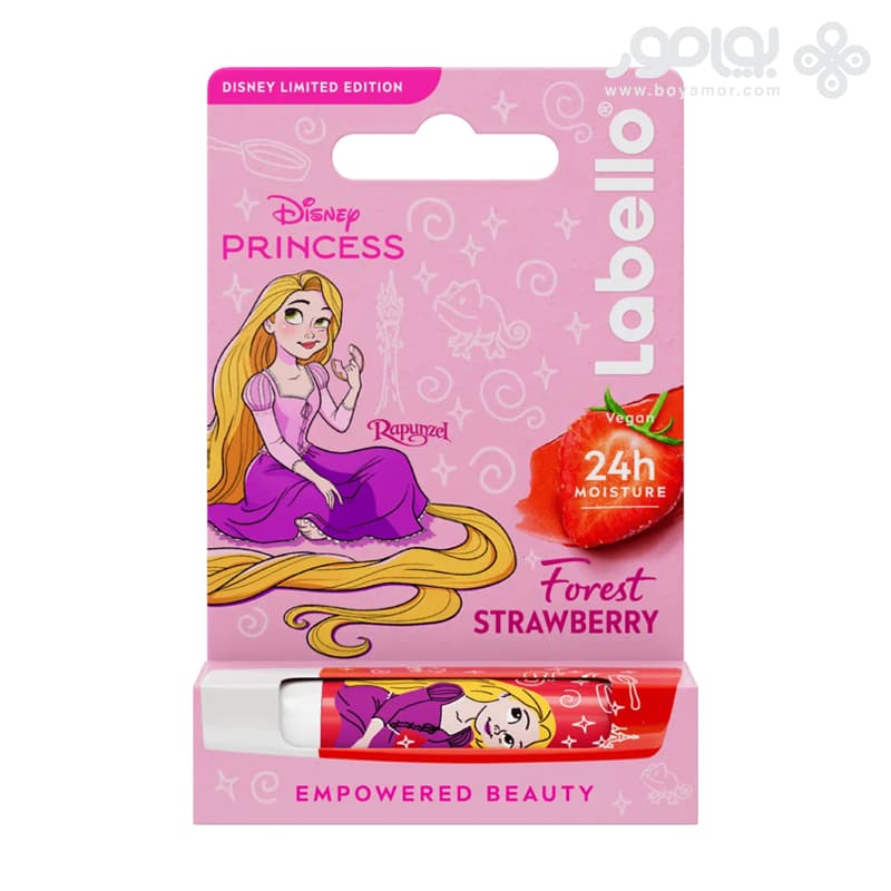بالم لب بچگانه لابلو سری DISNEY PRINCESS RAPUNZEL رایحه توت فرنگی