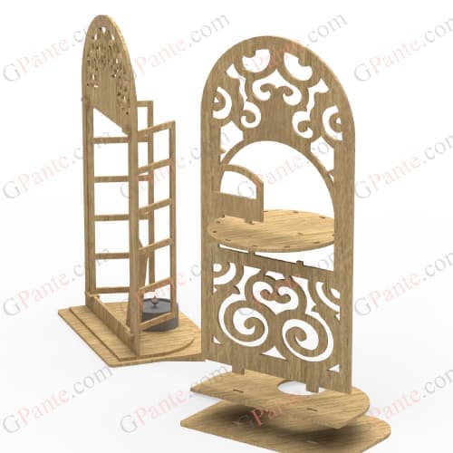 طرح برش لیزری سفره هفت سین مدل پنجره — تصویر ۳