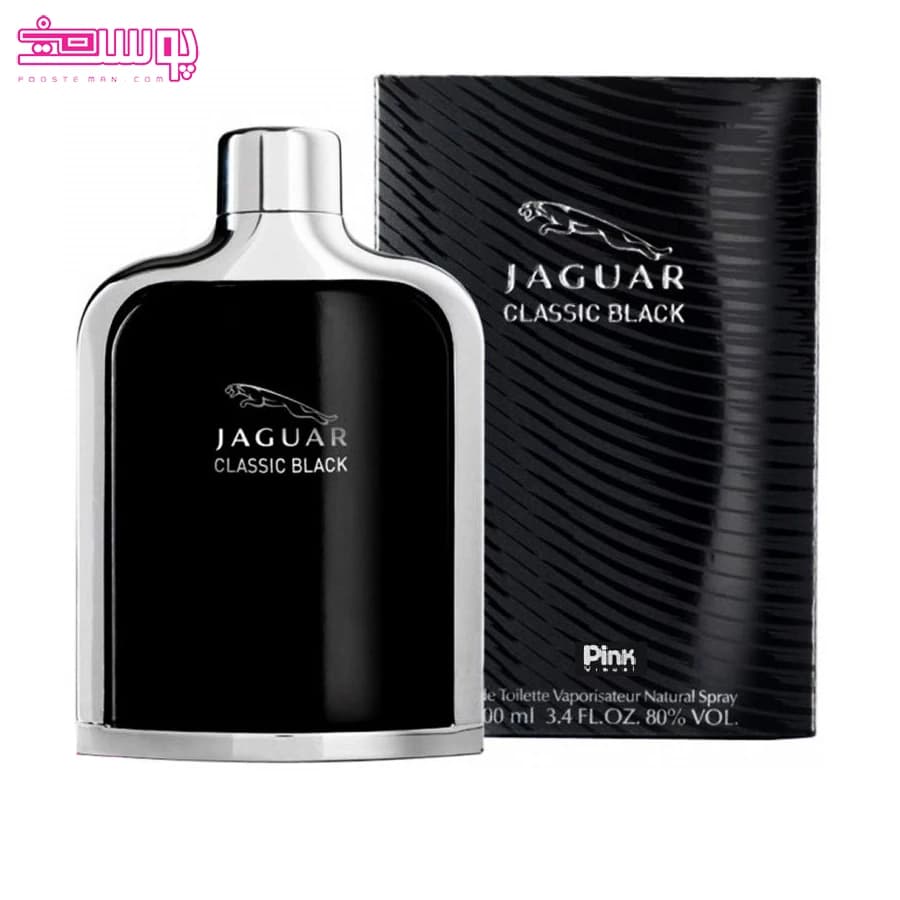 عطر جگوار کلاسیک بلک پینک ویژوال حجم 100ml — تصویر ۲