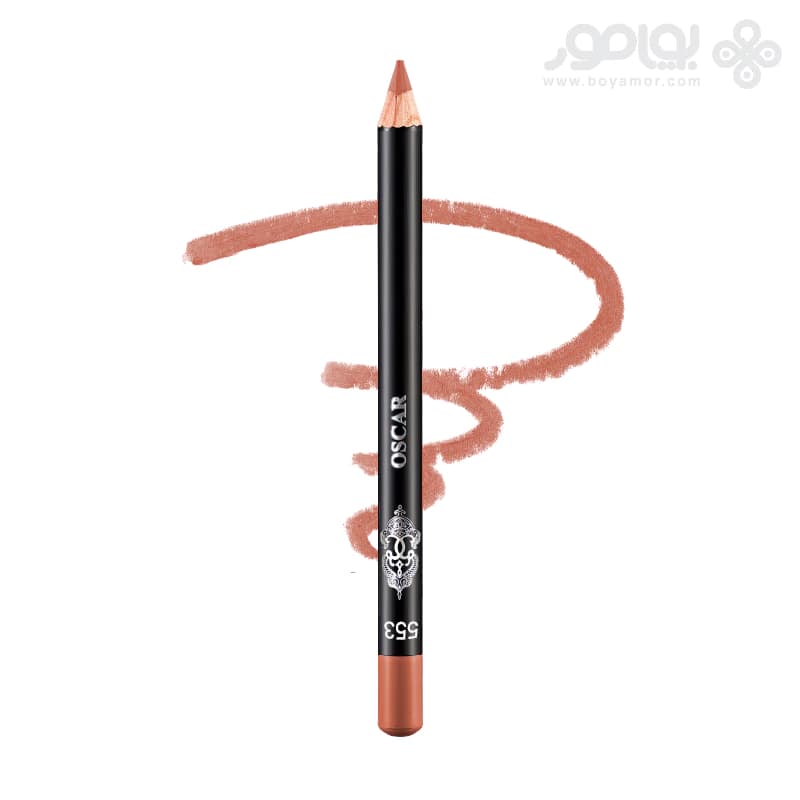 مداد لب اسکار مدل Waterproof Lipliner شماره 553 — تصویر ۲