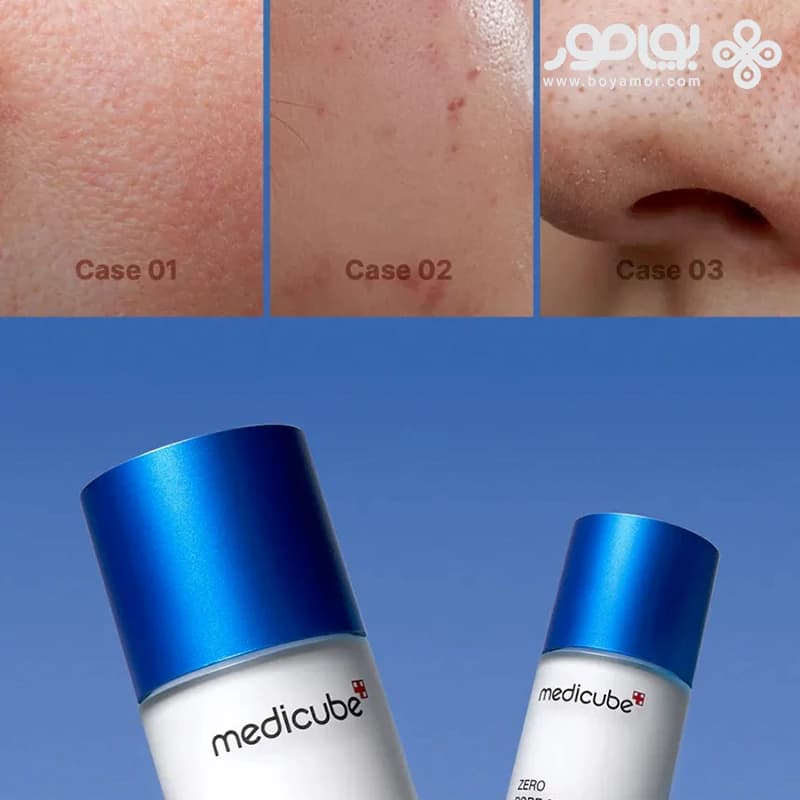سرم کنترل چربی و جمع کننده منافذ مدی کیوب ZERO PORE 2.0 حجم 37 میل — تصویر ۴