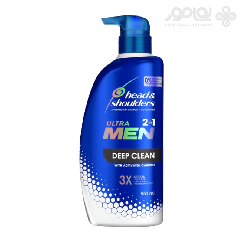 شامپو ضد شوره 2 در 1 هد اند شولدرز DEEP CLEAN مناسب آقایان — تصویر ۲