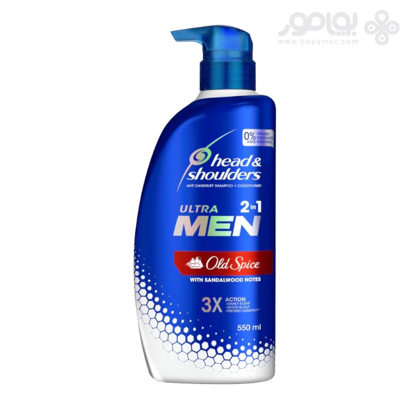 شامپو ضد شوره 2 در 1 هد اند شولدرز OLD SPICE مناسب آقایان — تصویر ۲