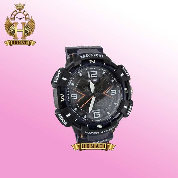 ساعت مچی مردانه مکس فورت دو زمانه مدل MAXFORT MX8076