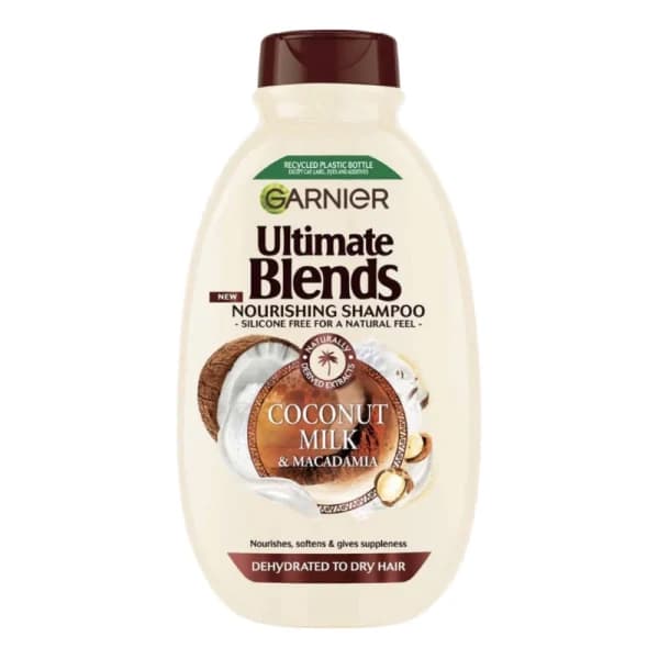 شامپو مغذی گارنیر مدل COCONUT MILK & MACADAMIA حجم 400 میل — تصویر ۲