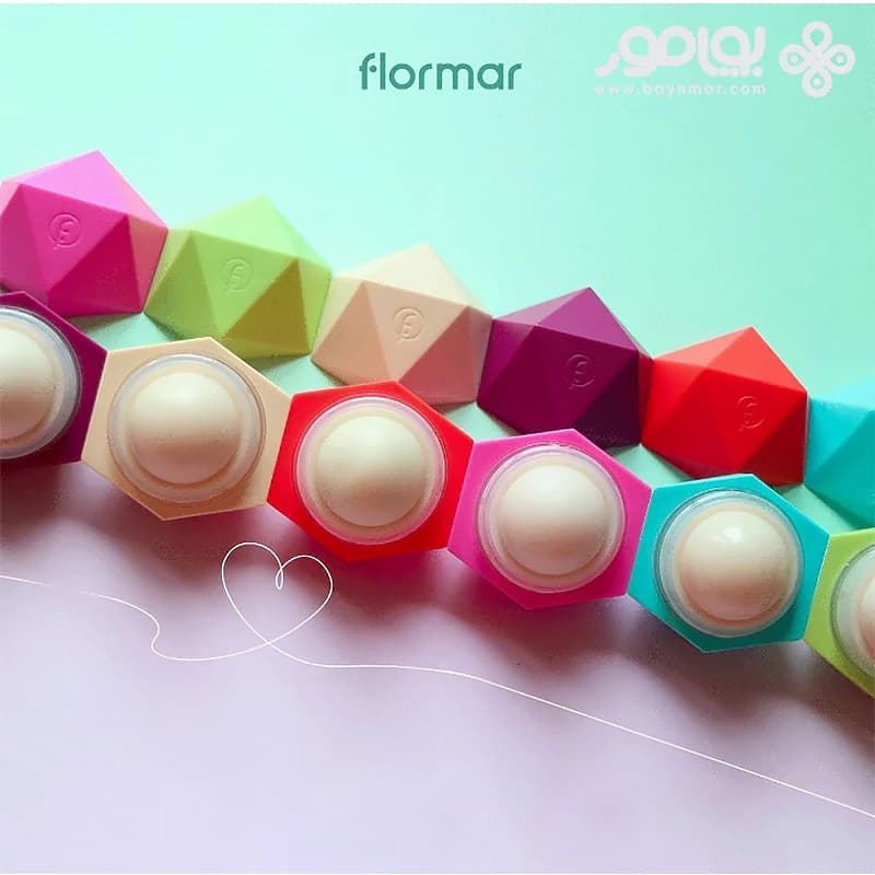 بالم لب فلورمار مدل CARE 4 LIPS رایحه STRAWBERRY MARMALADE — تصویر ۴