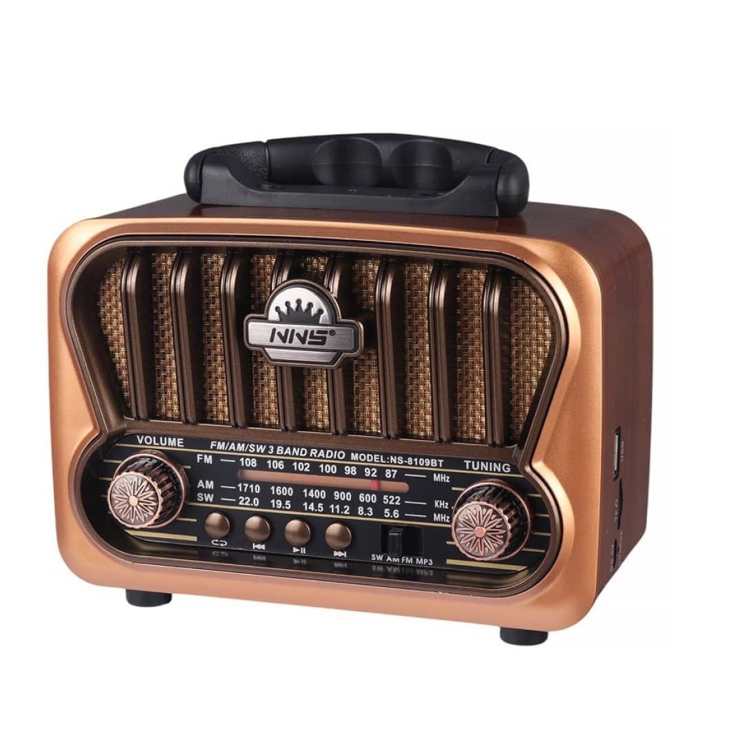 اسپیکر بلوتوث طرح رادیو مدل NNS NS-8109BT