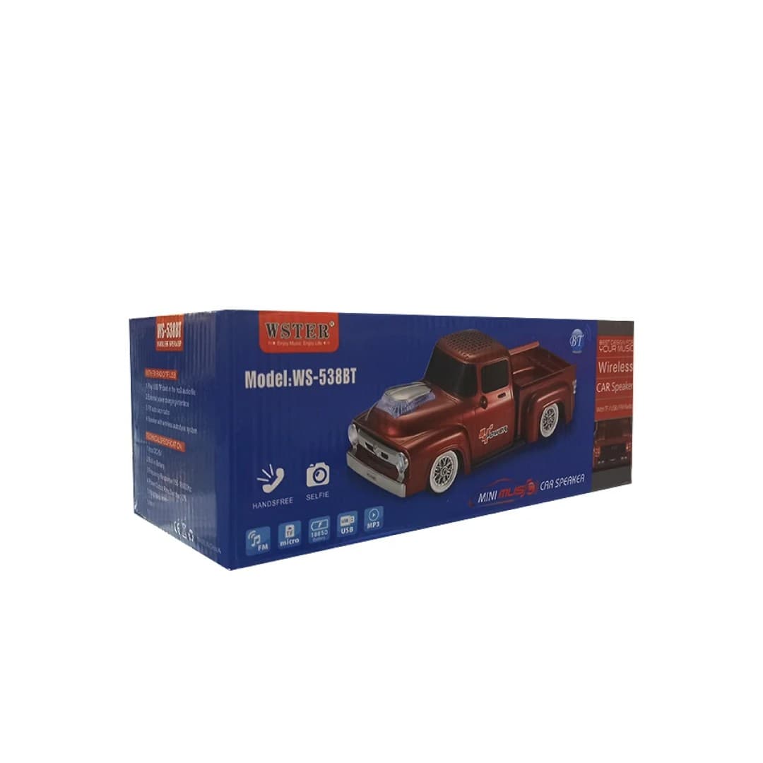 اسپیکر بلوتوثی قابل حمل وستر مدل WSTER WS-538 — تصویر ۴