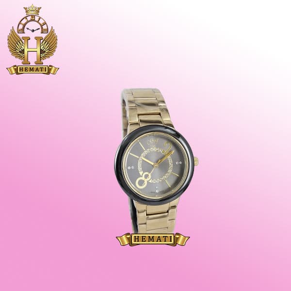 ساعت مچی زنانه گلف GOLF 0234 (طلایی صفحه طوسی)