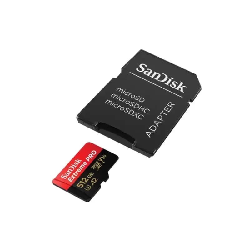 کارت حافظه سن دیسک مدل SanDisk Extreme Pro ظرفیت 512 گیگابایت با آداپتور — تصویر ۲