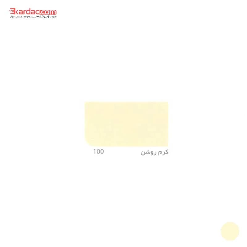 رنگ روغنی کرم روشن براق آق‌رنگ پایه حلال کد 100 Light cream — تصویر ۲