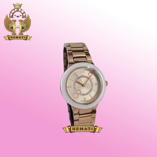 ساعت مچی زنانه گلف GOLF 0234 رزگلد