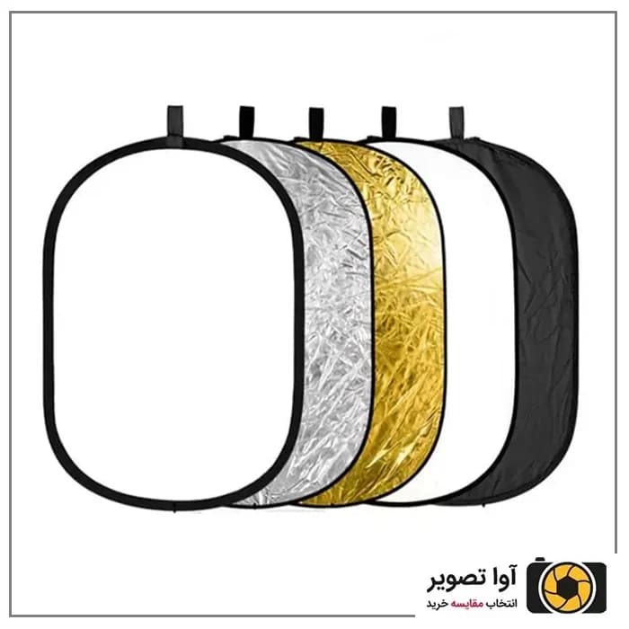 رفلکتور بیضی پنج کاره اس اند اس 80X120 سانتی متری — تصویر ۲