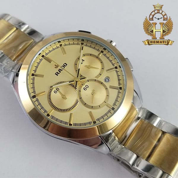 ساعت مچی مردانه رادو سه موتوره RADO RD3M100 (نقره ای طلایی صفحه طلایی) — تصویر ۲