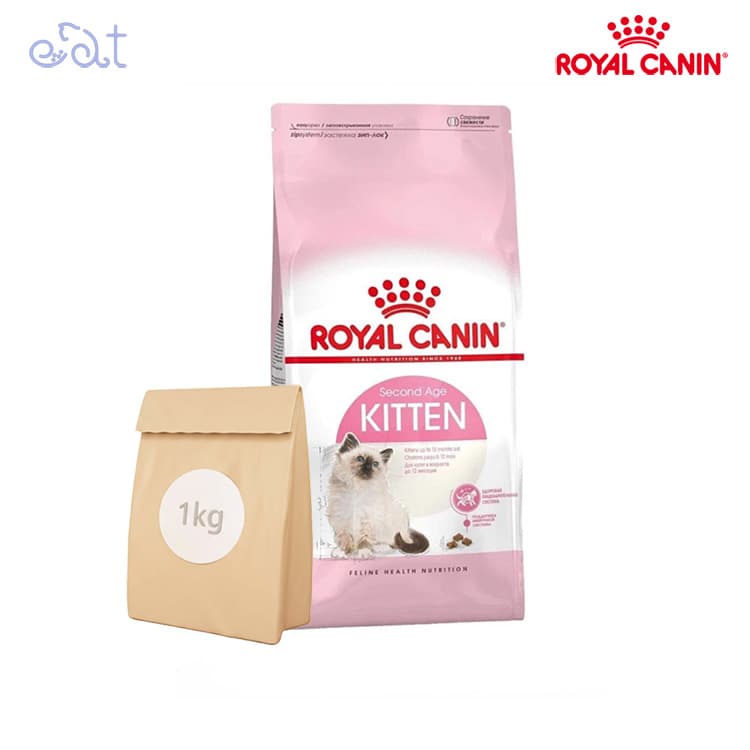 غذای خشک بچه گربه کیتن رویال کنین مدل Royal Canin Kitten بسته 1 کیلوگرمی