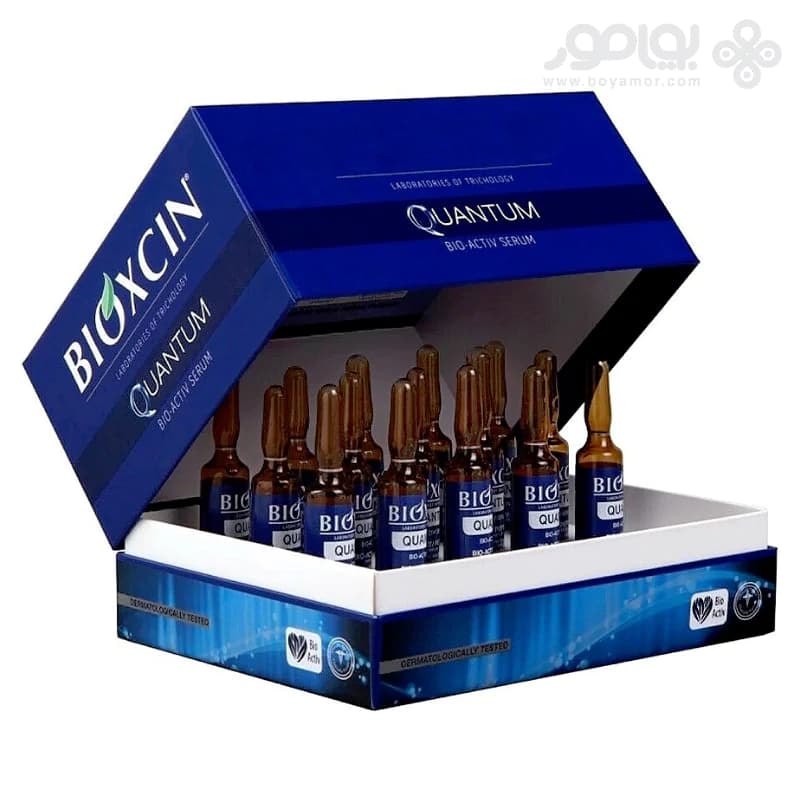 سرم تقویت کننده بیواکتیو بیوکسین مدل QUANTUM بسته 15 عددی — تصویر ۲